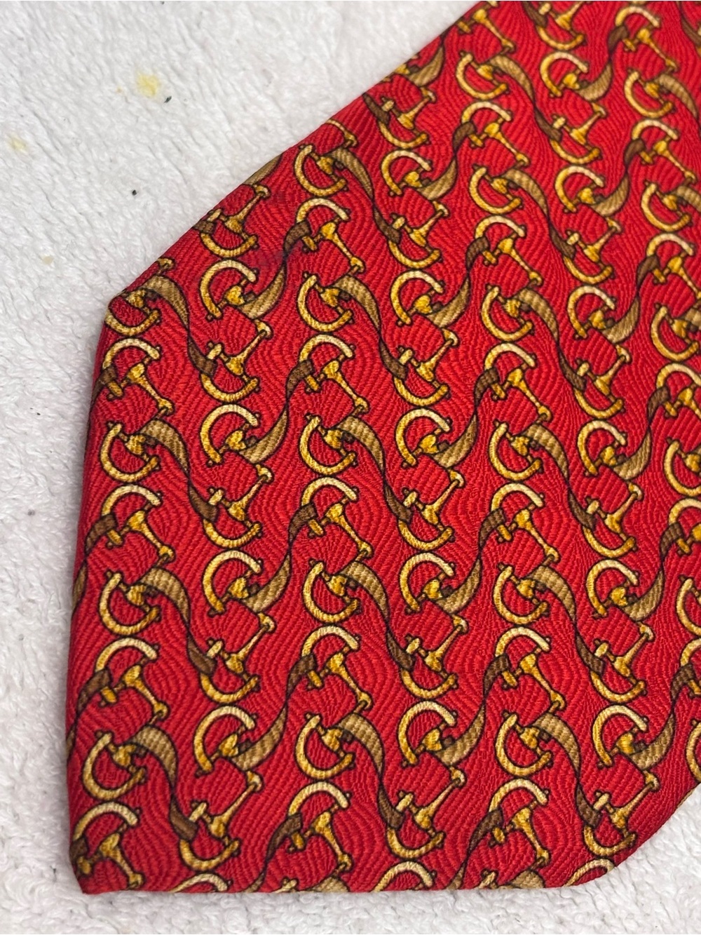 Brand New Stylish Tie By Tom James - Tie Is 3 3/4 Inches Wide
